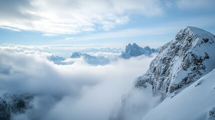 landscape nature weather forecast weather report zugspitze winter fog clouds sea of fog 