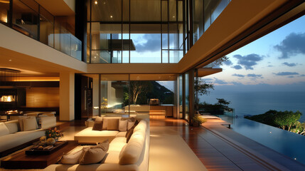 Obraz premium Luxury Interior Photography Featuring High-End Design Elements & Elegant Ambiance 