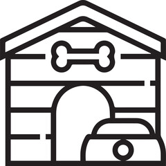 Dog icon symbol vector image illustration
