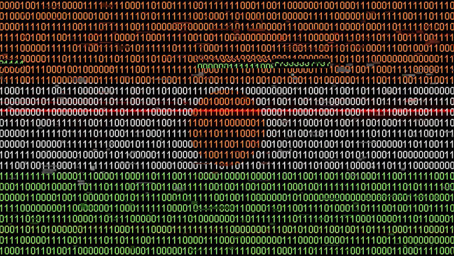 Binary code on flag of Niger. Program source code or Hacker concept on Nigerien flag. Niger digital technology security, hacking or programming - Powered by Adobe