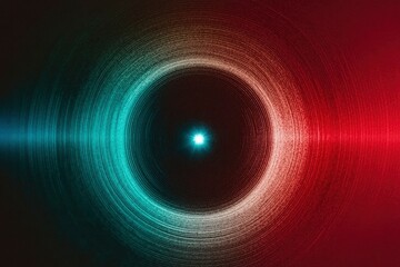 Abstract Background with Concentric Rings and a Glowing Center