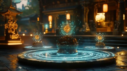 AR Filter generates lucky symbols auras for customizable spins