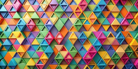 Close-up abstract geometric shape background pattern