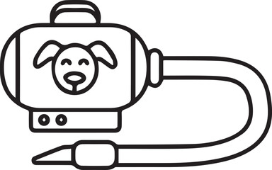 Dog icon symbol vector image illustration
