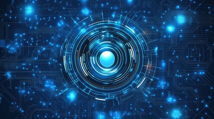 Fototapeta premium Technology background Tech wallpaper Digital High-tech Futuristic