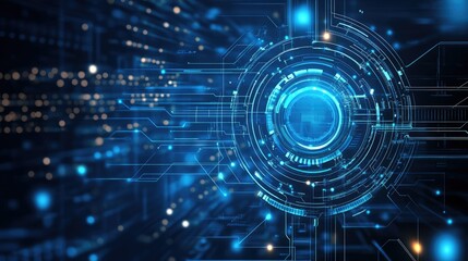 Obraz premium Technology background Tech wallpaper Digital High-tech Futuristic