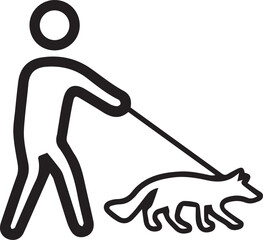 Dog icon symbol vector image illustration
