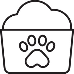 Dog icon symbol vector image illustration
