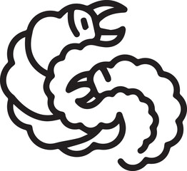 Dog icon symbol vector image illustration
