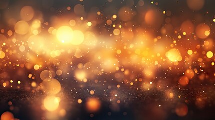 Obraz premium Warm Glowing Light Streaks Abstract Background 