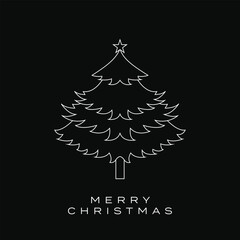 Christmas Minimalist social media marketing post design template Editable Design for Christmas Celebration Posters, Banners