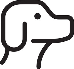 Dog icon symbol vector image illustration
