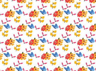 Seamless love pattern background