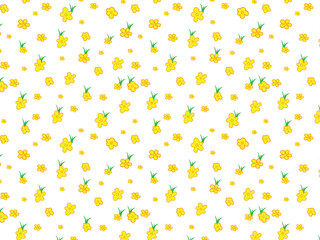 Seamless fruit pattern background