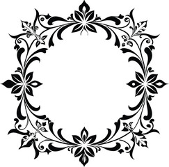 Line art mandala illustration, Vector Elegant Design for Background , wallpaper or Frame. Ai Generated
