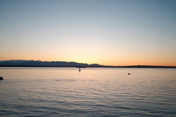 Silhouette Mountain Range 