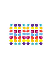 Colorful lines. Palette of multi-colored watercolor strokes. Straight stripes clipart for your design. White background