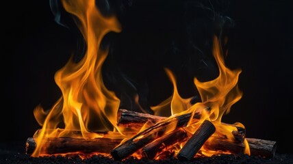 Fototapeta premium Flame, Fire, Fire, Coals, Fire Sparks, Fireplace, Firewood, Ignition, Ash, Lava, Barbecue