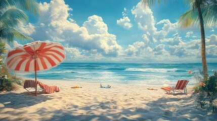 Summer Vacation Beach