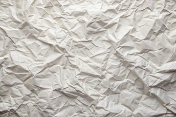 Obraz premium Panoramic white paper texture background with wrinkled pattern