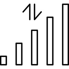 Signal Up Down Icon