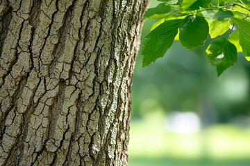 Obraz premium An emerald ash borer insect is an invasive species in North America (Canada, USA, United States) which damages dead trees' trunks.