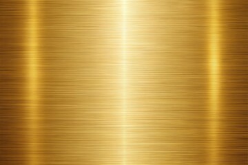 Reflected minimalist background in solid gold color with smooth metallic finish