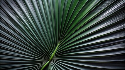 Obraz premium Silhouette texture of abstract black leaves for palm leaf background