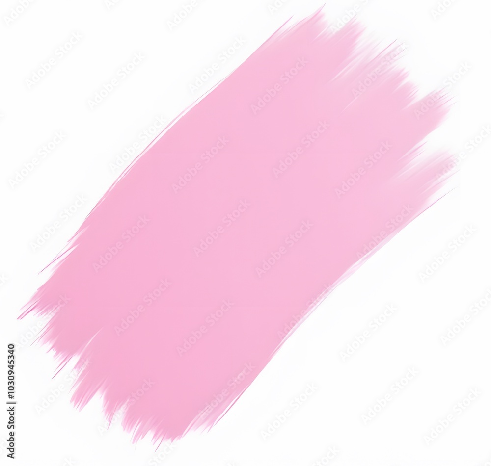 Poster a pink brush stroke is an isolated image of a single color on white or transparent png background.