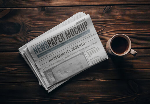 Newspaper Mockup 05