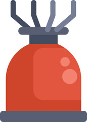 Camping stove providing heat for cooking, essential equipment for outdoor adventures and camping trips