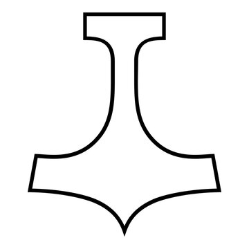 Thor hammer mjolnir symbol
