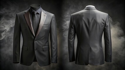 Black Suit template. 