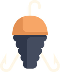 Fishing lure with triple hooks is a perfect tool for catching fish