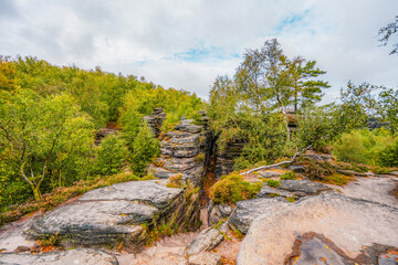 Cesko Svycarsko, Bohemian Switzerland - Tiske Steny on the North of Czech Republic
