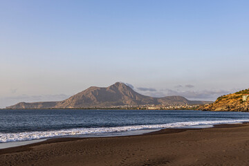 sunset on the beach, Ribeira da Prata, Tarrafal, Santiago Island, Cabo Verde