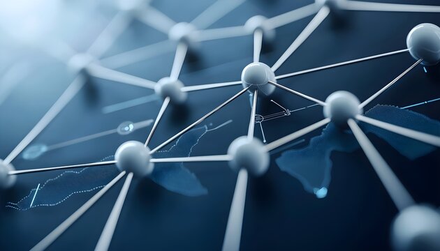 Global map with digital blockchain nodes expanding across continents, representing cross-border transactions and decentralized finance, blockchain technology, global trends