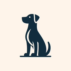 Dog logo icon vector illustration 4