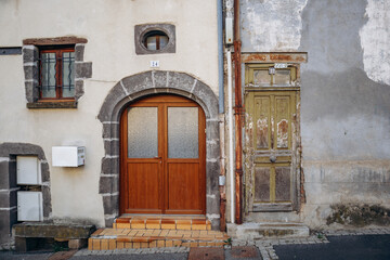 The old quarter and details of Montferrand, one of the parts of Clermont-Ferrand