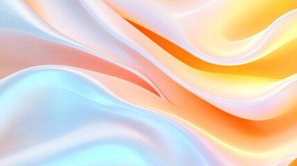 Fototapeta premium Abstract gradient waves flowing with a futuristic digital texture, wave abstract, tech-inspired