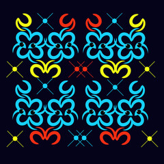 abstract floral design