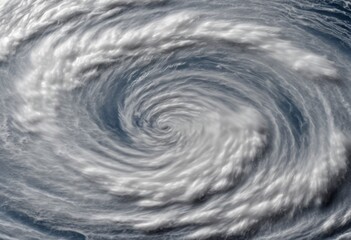 Bird&rsquo;s eye view of a hurricane