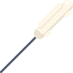 Medical catheter being inserted for therapy, minimally invasive procedure using thin tube to treat diseases