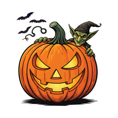 Halloween t-shirt design (Vector file) #halloween #vector #t-shirt