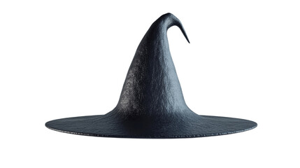 Witch hat isolated on transparent background 3D illustration