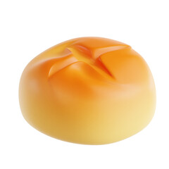 PNG 3D pain de campagne illustration isolated on a white background