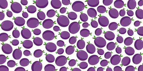 Tło w śliwki. Dekoracyjny wzór.