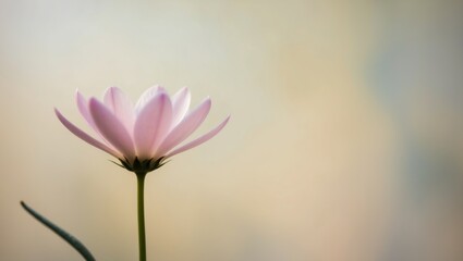 Obraz premium Bright Flower with Soft Light and Abstract Background.