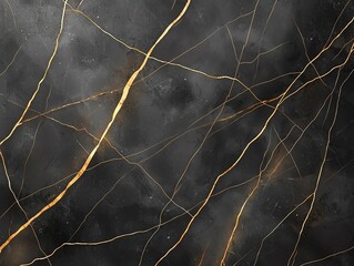 Elegant black marble with golden veining, perfect for backgrounds, textures, and luxury design projects.