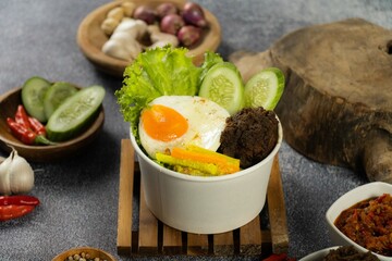 rice bowl lunch box topping chicken home made